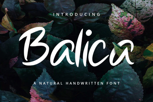 Balica: A Trendy Script Font for Eye-Catching Campaigns