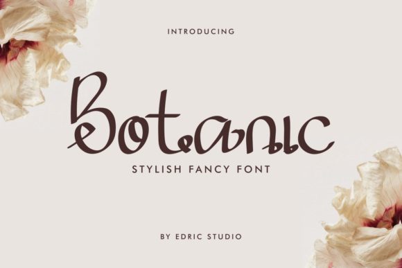 Botanic Font for Web Design: A Whimsical Touch in Digital Branding