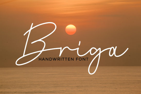 Briga: A Graceful Script Font for Editorial Elegance