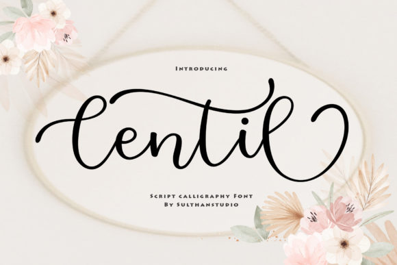 Centil: A Refined Script Font for Modern Editorial Design