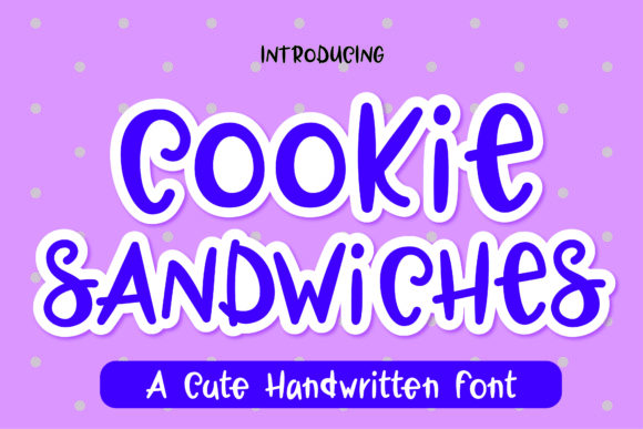 Cookie Sandwiches Font for Business Branding