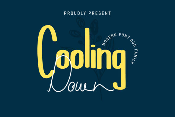 Cooling Down Font for Editorial Design