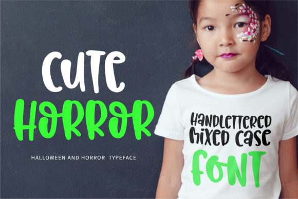 Cute Horror Font for Editorial Design