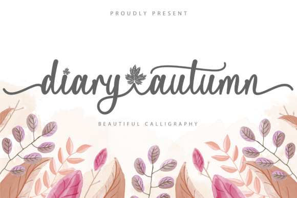 Diary Autumn: A Delicate Script Font for Branding Projects