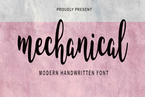 Enhance Your Brand with the Mechanical Script Font