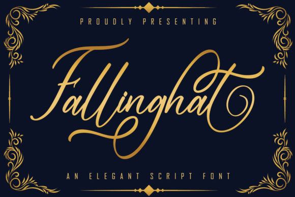 Fallinghat Font for a Polished Brand Identity