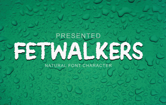 Fetwalkers: A Playful Handwritten Font for Editorial Design