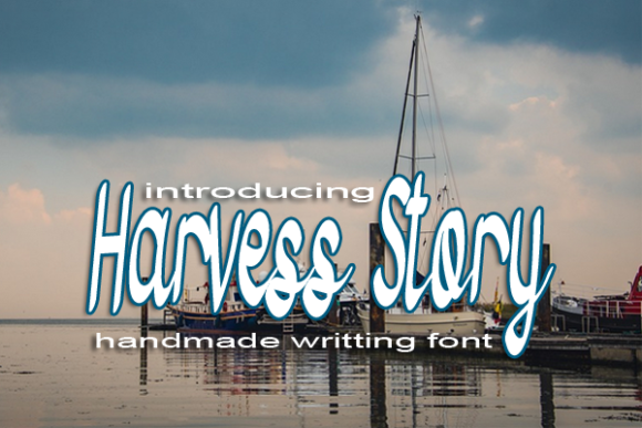 Harvess Story: A Modern Script Font for Digital Marketing