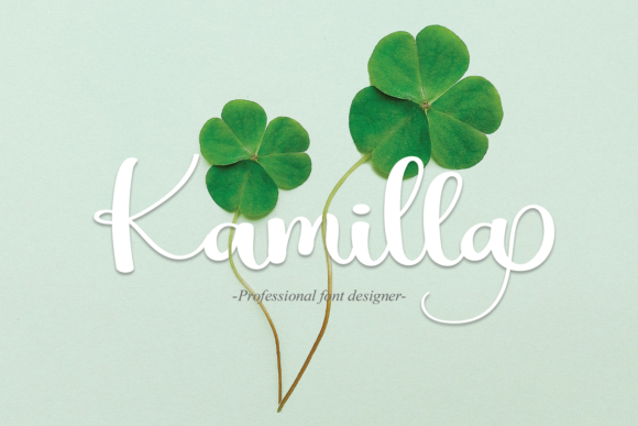 Kamilla Script Font for Editorial Design