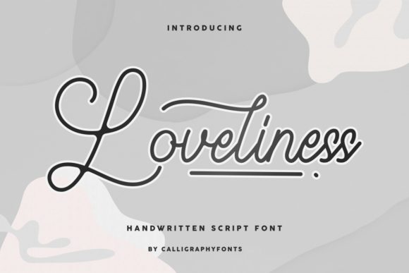 Loveliness Font for Eye-Catching Brand Content