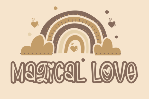 Magical Love Font for Web Design