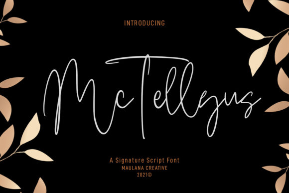 Mc Tellyus Font for Modern Marketing Designs