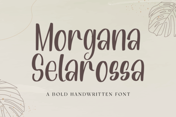 Morgana Selarossa Font for Branding Projects