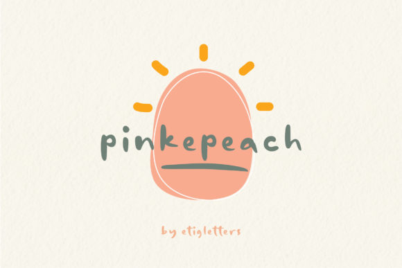 Pinkepeach: A Handwritten Font with a Personal Touch