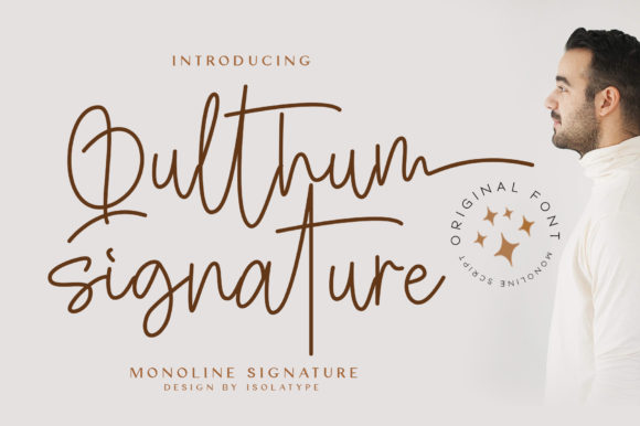 Qulthum Signature: A Font That Elevates Your Brand