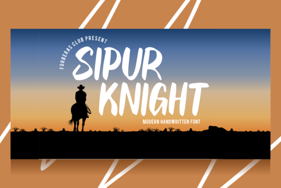 Sipur Knight: A Handwritten Font for Digital Branding