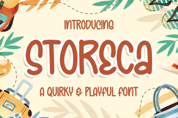Storeca: A Handwritten Font for Crafty Creations