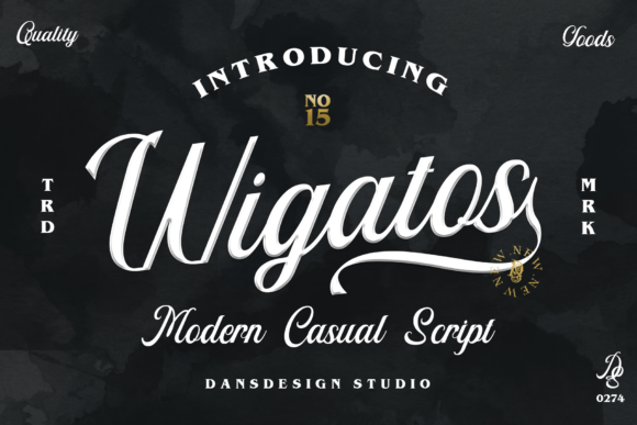 Wigatos: A Delicate Script Font for Handmade Creations